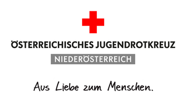 OEJRK_NOE_1z_slogan_unten_rgb Logo Österreichisches Jugendrotkreuz Landesverband Niederösterreich
