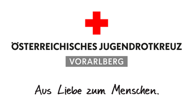OEJRK_V_1z_slogan_unten_rgb Logo Österreichisches Jugendrotkreuz Landesverband Vorarlberg